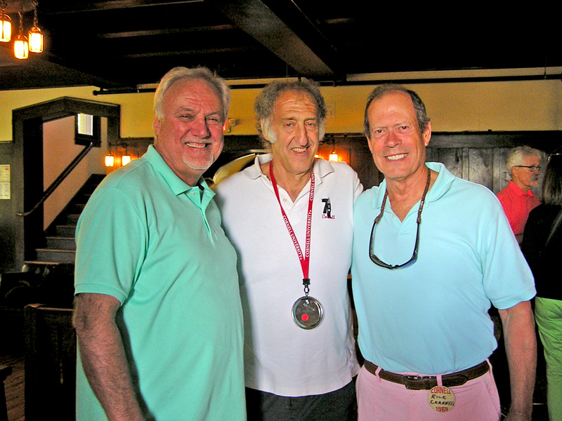 John Reilly '69, Bob Linden '71, and Rick Crannell '69